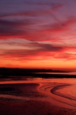 'Pink Margate Sunset' Fine Art Travel Print