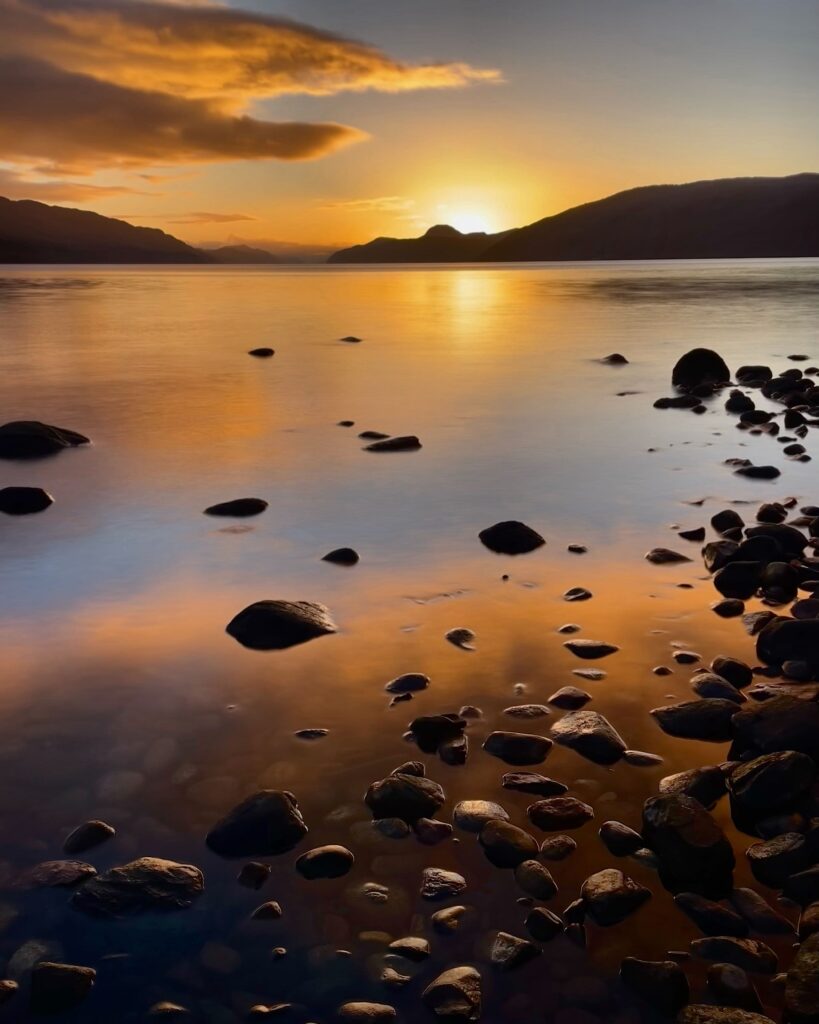 Sunset at Dores Beach