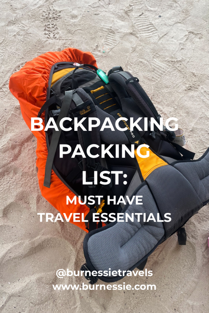 Backpacking Packing List