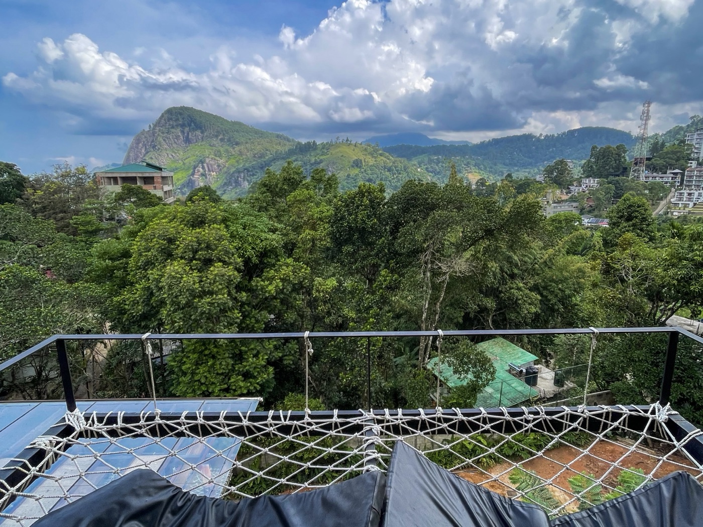 View from Wild Bee Hostel, Sri Lanka - a great hostels for backpackers over 30