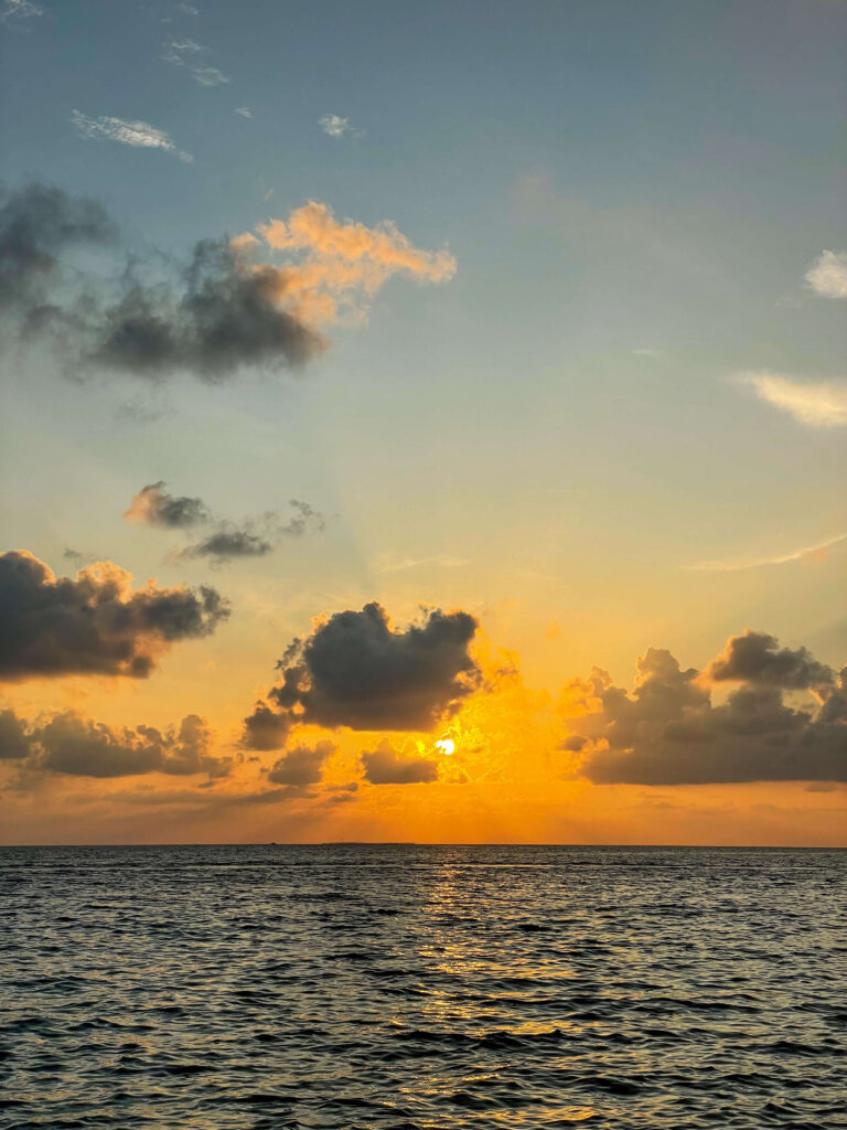 Sunset Maldives solo travel