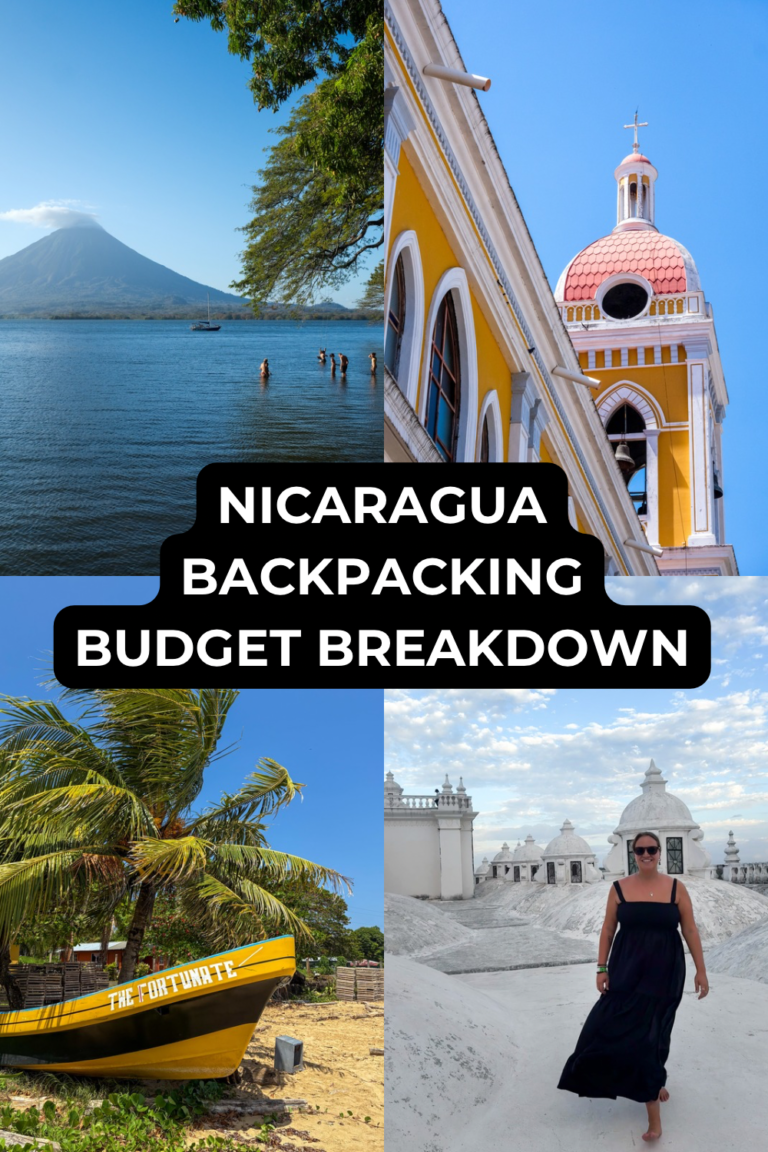 Nicaragua Backpacking Budget Breakdown