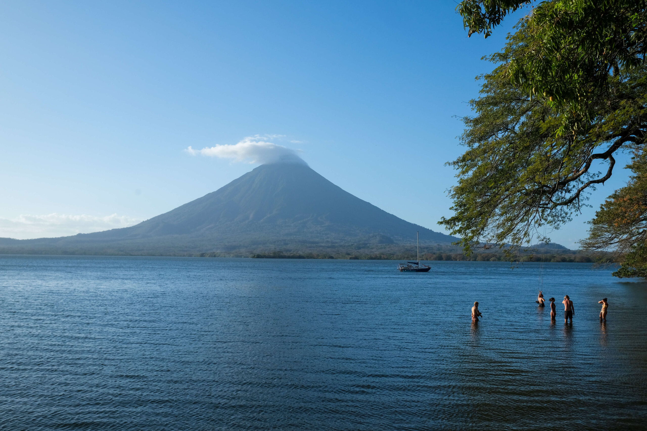 Ometepe view of volcano